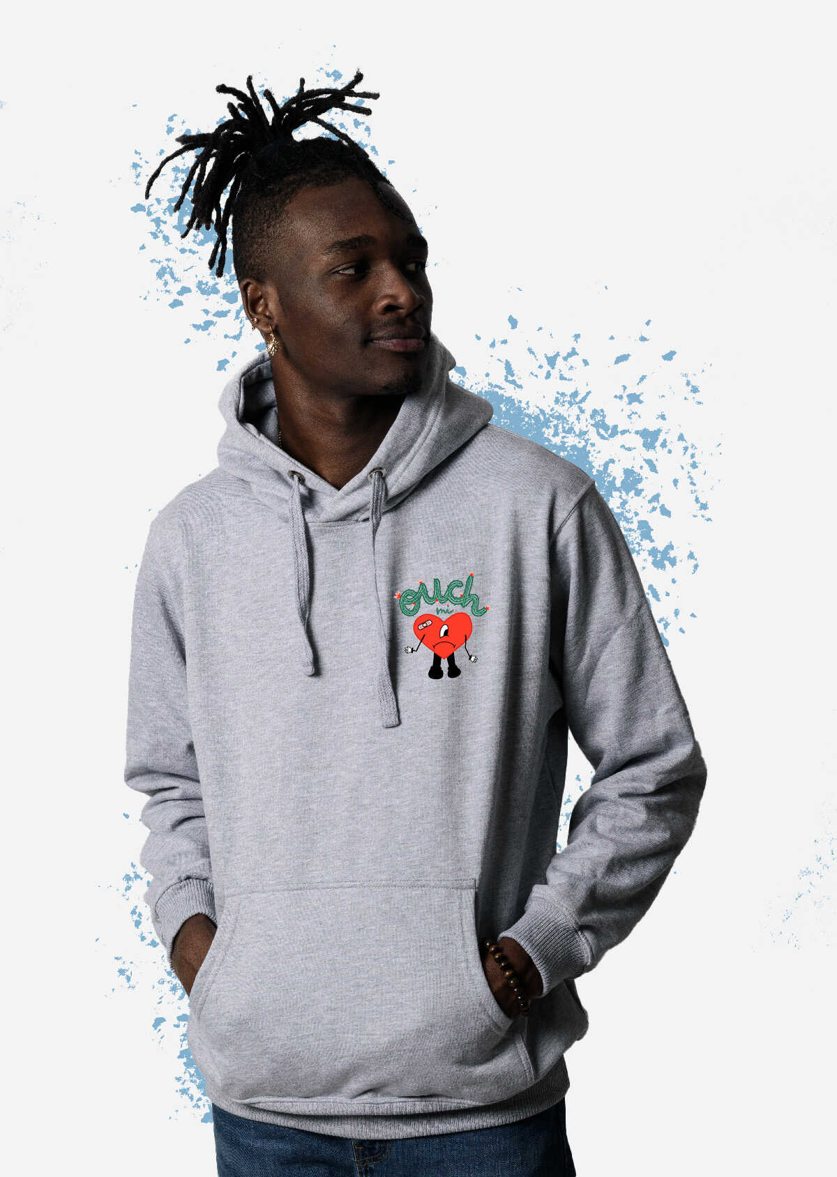 Bad Bunny - Sudadera Gris