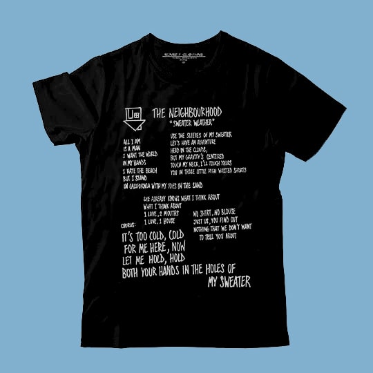 Playera The Neighbourhood Sweater Weather ExtraGrande