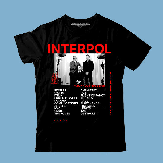 Playera Interpol